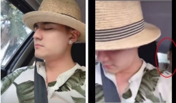 Khoe clip đi du lịch, Vĩnh Thụy vô tình để lộ người con gái trong xe