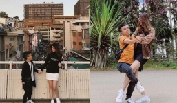 Diễn viên lùn nhất Việt Nam khoe bạn gái chân dài miên man