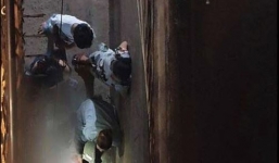 Khoảnh khắc cặp đôi cãi nhau, một người nhảy lầu tự tử bất thành 