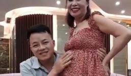 Cô dâu 62 tuổi Thu Sao khoe bụng bầu vượt mặt, chuẩn bị sinh con?