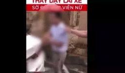 Thầy dạy lái xe nghi 'sàm sỡ' nữ học viên bị người chồng cho bài học