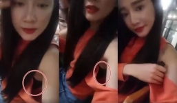 Những lần Nhã Phương gặp sự cố trang phục khiến Trường Giang 'giận tím mặt'