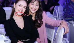 Minh Hằng khiến đồng nghiệp hết hồn với chiếc cằm 'biến dạng' tại đám cưới