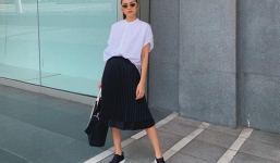 Tăng Thanh Hà thử thách với phong cách 'nữ sinh', cư dân mạng xuýt xoa