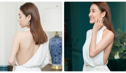 Không ngờ, Nhã Phương lại có lúc mặc táo bạo sau khi lấy Trường Giang