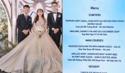 Soi thực đơn tiệc cưới nhà 3 đại gia 'máu mặt' Minh Nhựa, John Tuấn Nguyễn, Cường Đô la
