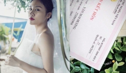 Văn Mai Hương tung ảnh mặc váy cưới sau màn khoe giấy kết hôn