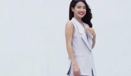 Nhã Phương khiến cư dân mạng 'thót tim' vì diện váy gợi cảm