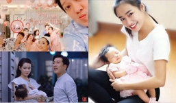 Nhã Phương liên tục có hành động ấm áp cho 'đứa con' mới của Trường Giang