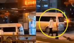 Nghẹn ngào tiếng khóc gọi 'Mẹ ơi' trước cổng bệnh viện Trung Quốc giữa dịch corona