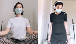 Châu Bùi xúc động ghi lại khoảnh khắc ngày cuối tại khu cách ly trước khi về