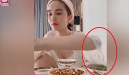 Khoe mâm cơm đậm chất miền Tây, dáng ngồi Ngọc Trinh mới gây chú ý