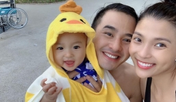 Thúy Diễm ứa nước mắt vì con trai không nhận ra mẹ sau gần nửa năm 'bỏ bê' xa nhà