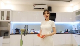Đông Nhi vô tình lộ vòng 2 to bất thường trong clip tại nhà riêng