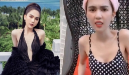 Ngọc Trinh tiếp tục lộ thân hình gầy tong teo đến báo động