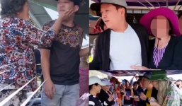 Phản ứng của Trường Giang khi bị người dân vây kín, kéo áo, véo má