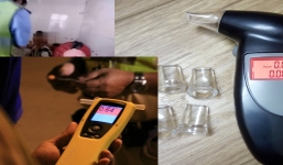 Trốn kiểm tra nồng độ cồn, nữ tài xế chạy vào nhà dân, trèo lên giường 