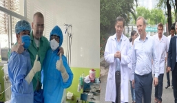 Bệnh nhân phi công người Anh hồi phục tốt, Đại sứ Anh gửi lời cảm ơn y bác sĩ
