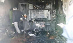 Vợ hút thuốc rơi gạt tàn xuống nền có xăng gây ra thảm cảnh thương tâm