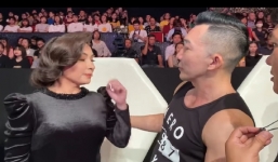 Phi Nhung háo hức được trai đẹp chăm chút từng li từng tí trong hậu trường