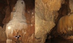 Phát hiện hang động lớn, có nhiều khối thạch nhũ tuổi đời hàng trăm năm tại Quảng Trị