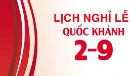 Lịch nghỉ lễ Quốc khánh 2/9/2020