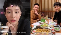 Đang livestream bị nhắc đến tên Anh Đức, Hiền Hồ có hành động cực phũ