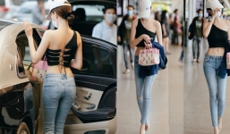 Ngọc Trinh 'làm loạn' sân bay vì phong cách thời trang 'nhức nhối'