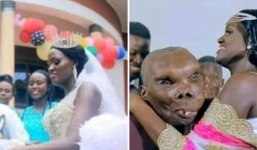 'Người đàn ông xấu nhất thế giới' có khuôn mặt rắn thay vợ như thay áo, cưới lần 3: Nhan sắc cô dâu bất ngờ 