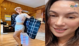 Phi Nhung táo bạo cởi áo khoe body: Ngỡ ngàng với thân hình ở tuổi U50