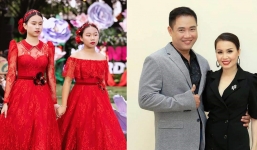 Lâu mới xuất hiện, 2 ái nữ nhà Cẩm Ly đã lớn phổng phao: Nhan sắc gây ngỡ ngàng