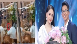 Ngồi cạnh bố Hương Giang, Matt Liu có hành động gây tranh cãi