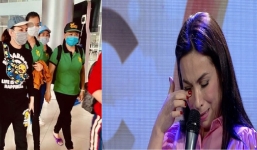 Phi Nhung khóc nức nở ở sân bay, khi biết sự tình ai nấy đều xúc động