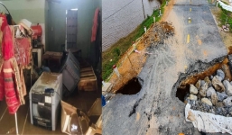 Nhói lòng khung cảnh hoang tàn tại Hà Tĩnh, Quảng Bình, Quảng Trị sau khi nước rút