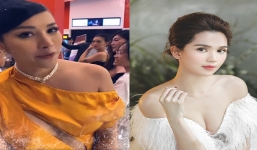 Không lộ liễu như Ngọc Trinh và Ngân 98, tình cũ Lương Bằng Quang vẫn 'đốt mắt' thiên hạ vì chiếc váy nhạy cảm