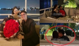 Hẹn hò được vài tháng, Hương Giang và bạn trai liên tục có hành động thân mật bất chấp chỗ đông người