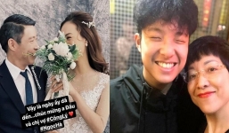 NSND Công Lý bận lo đám cưới với bạn gái kém 15 tuổi, MC Thảo Vân liền 'vỗ về' con trai