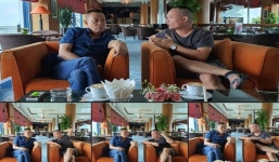 Khoảnh khắc bình dị của MC Lại Văn Sâm bên con trai Lại Bắc Hải Đăng: Cách xưng hô gây chú ý