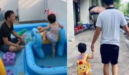 Nhã Phương gọi facetime cho Trường Giang vô tình để con gái lọt vào khung hình 