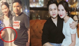Vợ trâm anh thế phiệt của Phan Thành xuất hiện bên chồng, cư dân mạng soi ra chi tiết lạ trên cơ thể