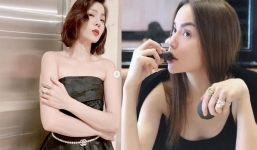 Chất chơi như Lệ Quyên, khoe sương sương cũng khiến fan trầm trồ vì 2 chiếc nhẫn kim cương khủng