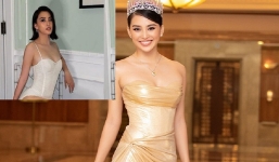 Diện đồ thiếu vải, Hoa hậu Tiểu Vy khiến fan 'mắt tròn mắt dẹt' vì quá bất ngờ