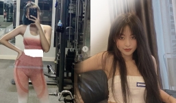 Vô tư tạo dáng, hotgirl 'trứng rán' Thanh Tâm 'muối mặt' vì chiếc quần 'phản chủ'