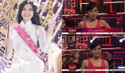 Hoa hậu Đỗ Thị Hà 'muối mặt' vì sự cố trang phục trên sóng trực tiếp