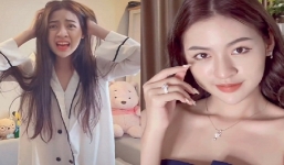 Xuất hiện trong bộ dạng 'lếch thếch', đầu bù tóc rối, hotgirl 'trứng rán' Thanh Tâm gây tò mò về nhan sắc