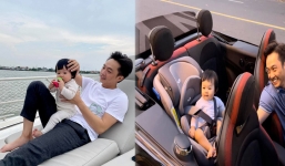 Sinh ra đã ngậm thìa vàng, ái nữ nhà Cường đô la vài tháng đã trải nghiệm đủ cả siêu xe, du thuyền