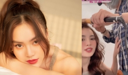 Đang làm tóc, Ninh Dương Lan Ngọc khiến chuyên gia trang điểm phát ngượng vì bàn tay hư