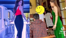 Lại một pha quay lén để lộ sắc vóc thật của Hồ Ngọc Hà gây bất ngờ