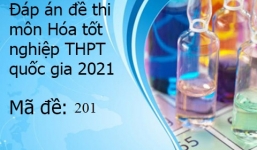 Đáp án đề thi môn Hóa tốt nghiệp THPT Quốc Gia 2021 mã đề 201