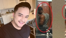 Cao Thái Sơn khoe ảnh trong phòng tắm, CĐM xôn xao phát hiện bóng dáng người đàn ông cao to qua gương